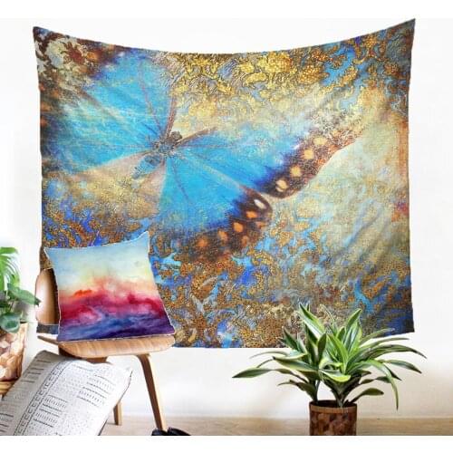 3d Wall Hangings Splendid Butterfly Design Tapestry Beauteous Macrame Panel Modern Home Decoration Farmhouse Decor