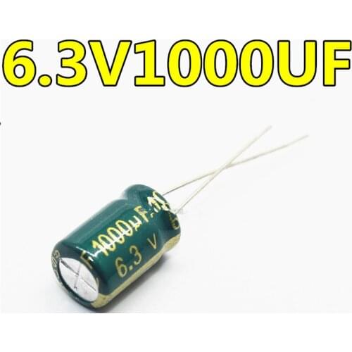 500PCS/LOT 1000UF 6.3V 8*12MM In Stock Best quality