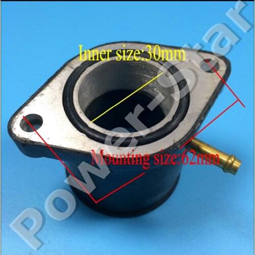 Free Shipping JIANSHE 250CC JS250 ATV INTAKE PIPE EURO STANDARD MANIFOLDS RUBBER Intake