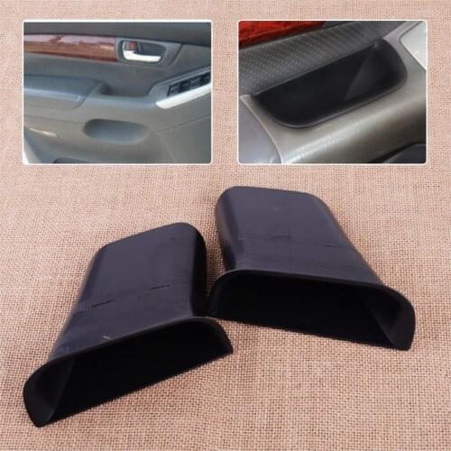 CITALL 2pcs Car Interior Front Door Storage Box Bin Fit for Toyota Land Cruiser Prado (J120) 2004 2005 2006 2007 2008 2009