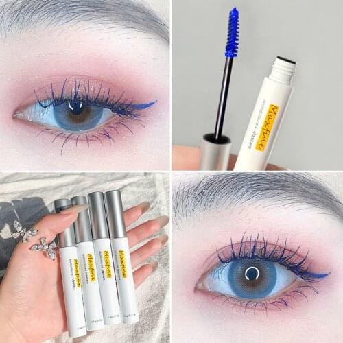 Color Mascara Brown And Black Beginners Long And Long Not Blooming Primer Waterproof And Easy To Useall-match Lasting