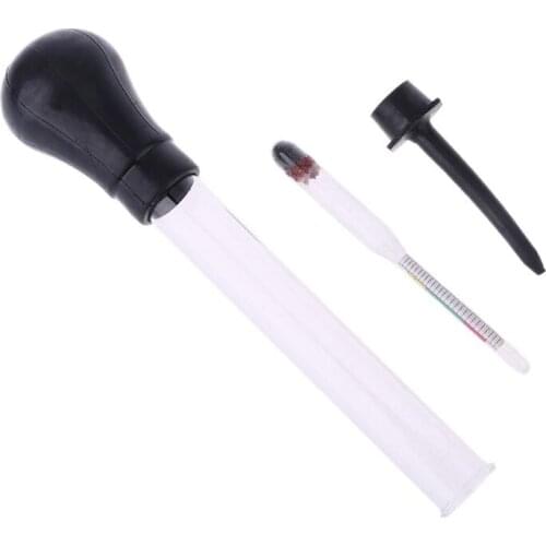 1.1-1.3 Colored Zone Black Battery Hydrometer Tester Acid Electrolyte Lead Flooded PQ L4MB