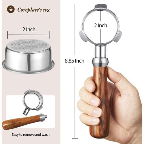 Breville 870/878/880 Coffee Machine Handle Portafilter with 304 Stainless Steel Basket Espresso Coffee MakerTool 54mm handle