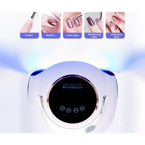 Nail Lamp UV LED Lamp Nail Dryer 114W Gel Polish Curing Lamp With Motion Sensor LCD Display Fast Drying Gel Nail Manicure Tool