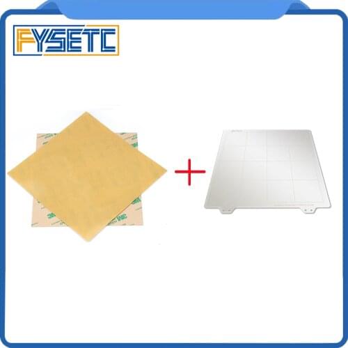 Spring Steel Sheet Heat Bed Platform 3D Printer Printing Buildplate + 2pcs PEI Sheet For Ender-3 TEVO Tornado Lulzbot