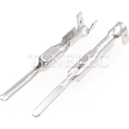 50pcs 1.5 Series Automotive Male Wire Crimping Terminal Crimp Loose Pins Car Connector Plug Terminals DJ612A-F1.5X0.8