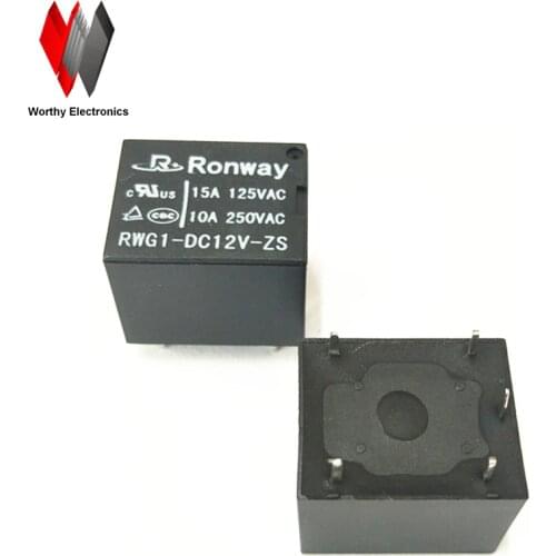 Wholesale 10pcs/lot relay RWG1-DC12V-ZS