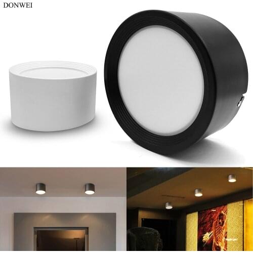 DONWEI 7W 12W 18W 24W Indoor Decor LED Ceiling Light Round Surface Mounted Ceiling Lamp for Home Living room Hallway
