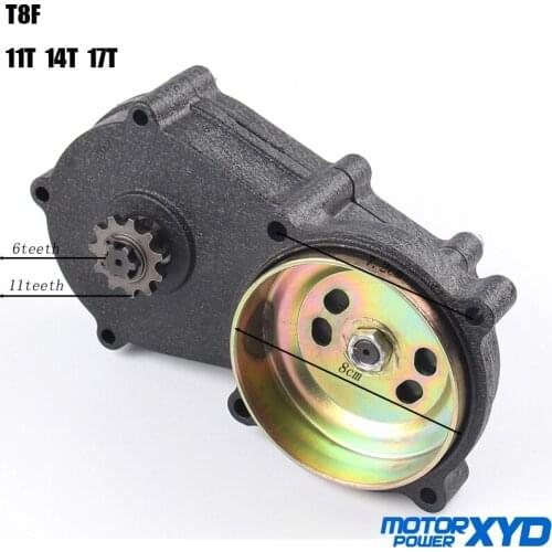 T8F 11T 14T 17T 49cc Pocket Bike Transmission Gear Box For Mini Moto Atv Quad 2stroke Engine