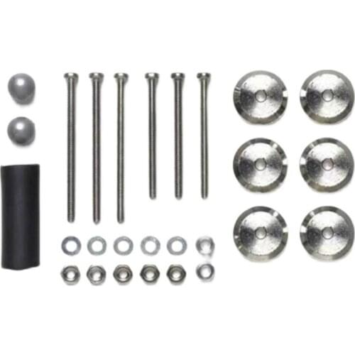 TAMIYA 2.5g Weights X 6 Silver Adjustable Mass Dampers 95608 Spare Parts for 1/32 Mini 4wd Racing Car