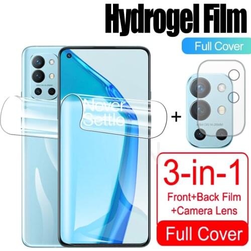 Slim Front/Back Soft TPU Protective Hydrogel Film For OnePlus 9R 9 9 Pro 9Pro LE2121 6.7 inche Camera Lens Screen Protector Glas