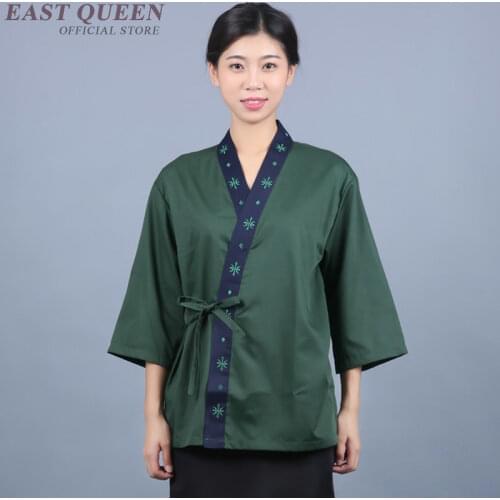 Sushi chef uniform accessories japanese restaurant uniforms supply food service waiter waitress Catering clothing DD1098 Y