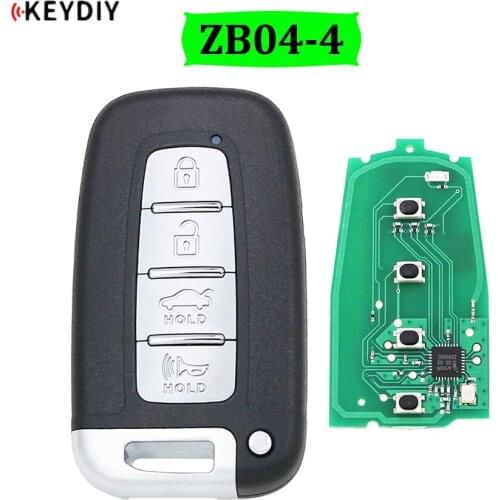 KEYDIY Universal Smart Key ZB04-4 for KD-X2 Car Key Remote Replacement Fit More than 2000 Models