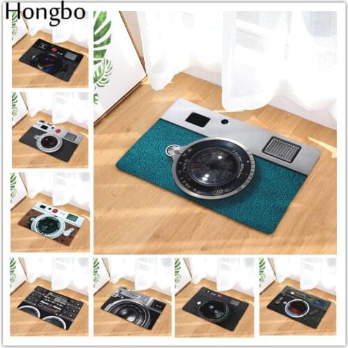 Entrance Anti-Slip Doormat Vintage TV Magnetic Tape Music Cassette R Decor Welcome Pad Water Absorption