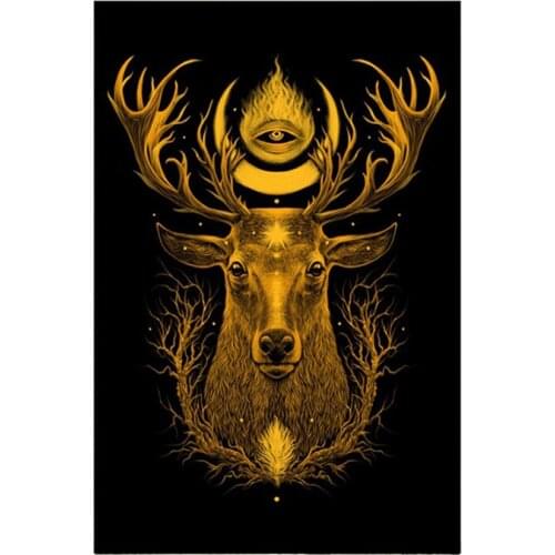 5D DIY Diamond painting Animal Deer Diamond Embroidery Full Cross Stitch Rhinestone Mosaic Home Decor Handmade Gift