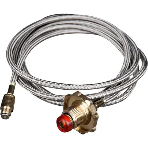 2m Outdoor Camping Home LPG Can Connector Gas Stove Adapter Converter for BBQ Picnic Tank Adapter Replacement Accessories