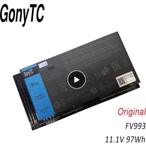 Korea Cell Original FV993 Battery For DELL Precision M6600 M6700 M6800 M4800 M4600 M4700 FJJ4W PG6RC R7PND OTN1K5 11.1V 97WH