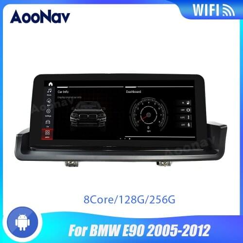 2 Din Car Radio For BMW E90 2005-2012 Right Peptide With Knob Android 11 Touch Sceen GPS Navigation Autoradio Multimedia Player
