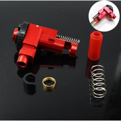 CNC 7075 Aviation Aluminum Hop Up Chamber with Improved Rubber for M4 M16 Series AEG Airsoft Marui Dboys JG Hunting Accessories