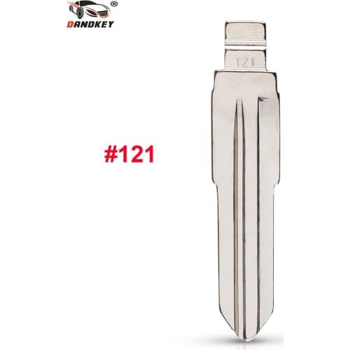 Dandkey 10x Replacement 121# Flip Remote Key Blade Car Key Blank For LAND WIND Flip Remote Key NO.121 #121
