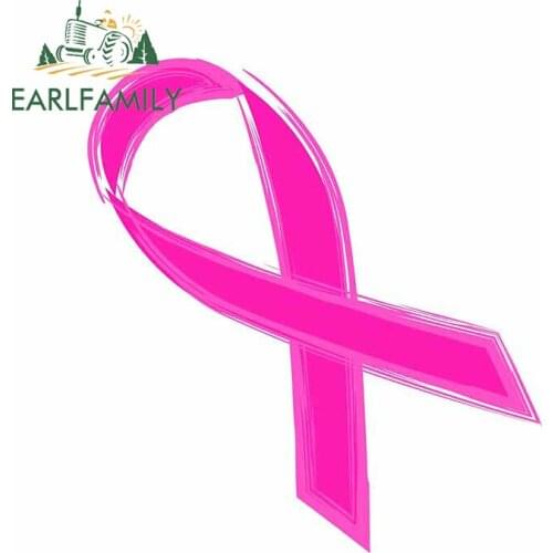 EARLFAMILY 13cm x 11.7cm For FAITH Breast Cancer Waterproof Car Sticker Creative Decal Fashion Personality Creative Decor