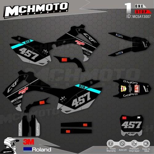 Customized Team Graphics Backgrounds Decals 3M Custom Stickers For 14-17CRF250R 13-16CRF450R