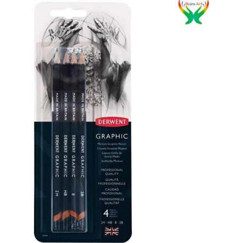 Derwent Graphic 4 Pencils for Painting and Sketching Artists dedicated pencil art color pencil