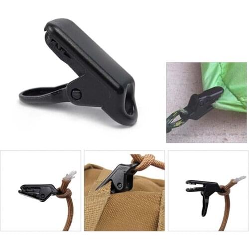Pack Of 10 Beach Tent Camping Tent Clamp Canopy Clamp Tarp Clips Snap Hangers Tent Camping Survival Tighten Tool