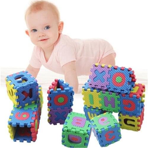 36pcs Baby Puzzle Toys Foam Alphabet Numbers Play Mat Floor Kids Rug Carpet for Children Letter Animal Paradise Safety Kids Toys