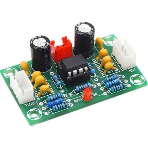 Mini Preamp Op Amp Module Amplifier Dual Channel NE5532 Preamplifier Tone Board 5 Times Wide Voltage 12-30V