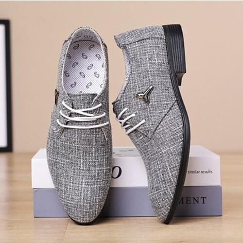 Men Fashion Dress Shoes Office Business Shoes Derby Shoes Wedding Shoes Man Big Size Leisure Oxfords Shoes