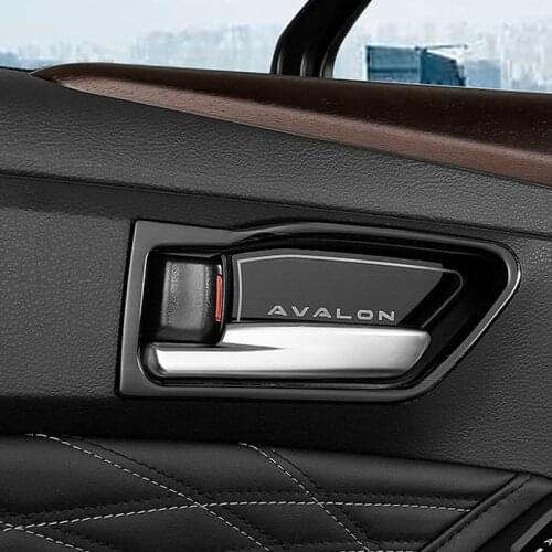Car interior Door Handle Bowl Cover Patch trim For Toyota Avalon 2019 2020 Styling accessories