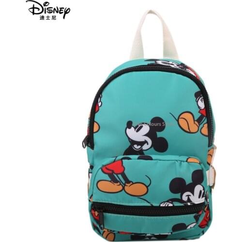 New Disney Two Piece Mini Backpack Student Cute Cartoon Printing Backpack Female Casual Spot Wholesale
