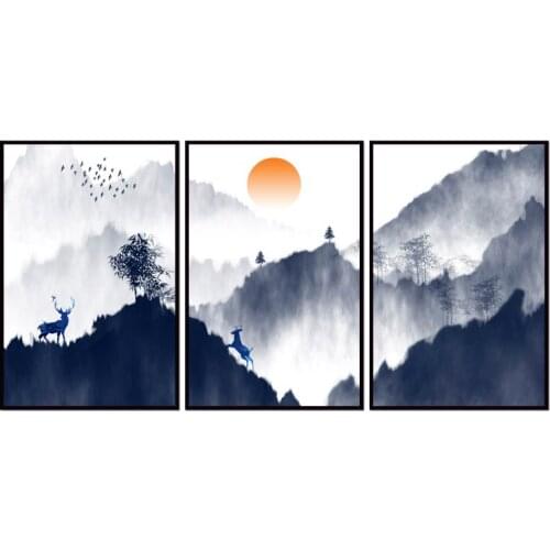 Factory wholesale (No Framed) Landscape series poster Canvas Print On Canvas Printing Wall Pictures 12YM-A-658