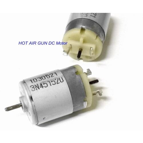 HOT AIR GUN DC Motor 6V 12V 11500rpm DUAL shaft Torque speed Motor