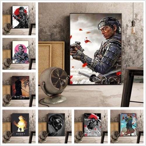 The Game Of Ghost Of Tsushima Posters And Prints Wall Art Canvas Painting Posters Wall Art Pictures For Living Room Home Decor