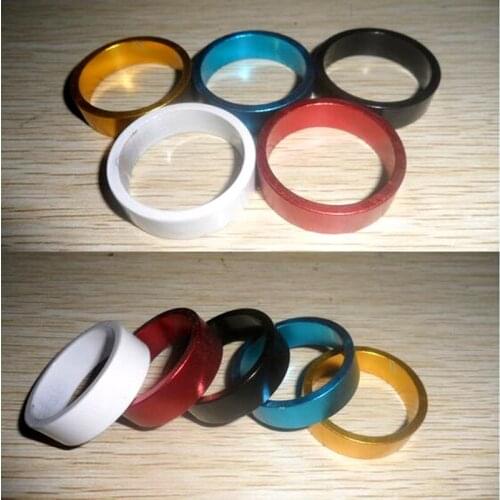 Q195 free shipping 10MM Aluminum Alloy Headset Stem Spacer Bicycle Stems Washer Handlebar Washer/MTB Rode Bicycle Equipment Gask