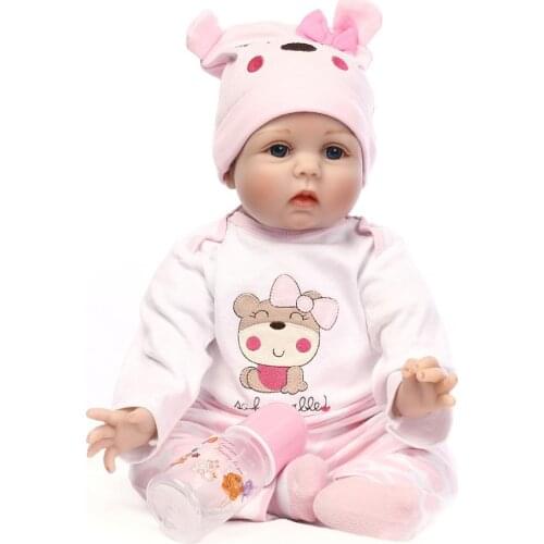 Reborn Baby Doll NPK hot style simulation doll soft silicone cute realistic hot creative personality gift
