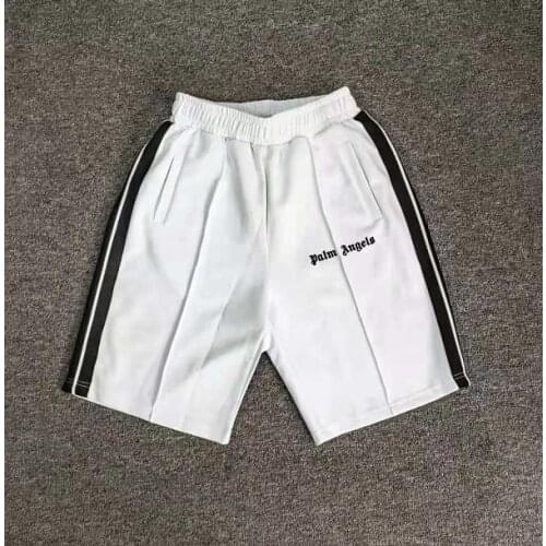 Palm Angel Mens and Womens Couple Letters Printed Casual Fashion Cotton Shorts