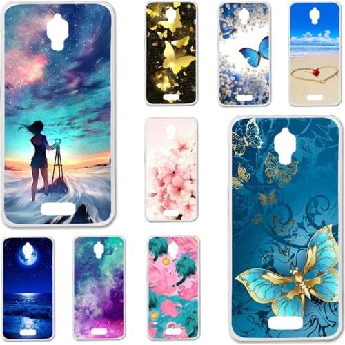 TPU Cases For Lenovo S660 S668T Case Silicone Floral Painted Bumper For Lenovo S660 S 660 4.7 inch Phone Cover Soft Back Fundas