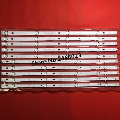 10 PCS/set LED Backlight Strip For LG 55UJ635V 55UJ6307 55UJ634V 55UJ630V 55UJ635 SSC_55LJ55/55UJ63_B A Eav63632405 EAV63673005