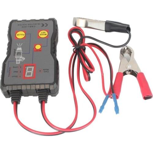 Fuel Injector Tester 4 Pluse Modes Fuel Injector Flush Cleaner Adapter Cleaning Tool Kit