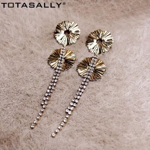 TOTASALLY fashion metal style zircon stone charm dandelion womens party show night club Jewelies gift