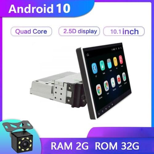 10inch Android 10 Car Multimedia Player HD Touch Screen Support Bluetooth WIFI Mirror Link GPS Navigation Universal