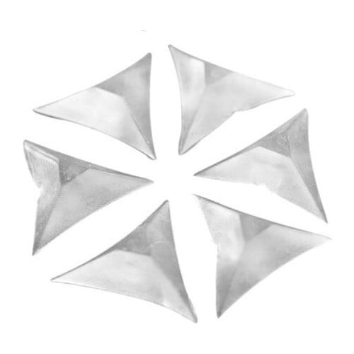 100Pcs Clear Triangle Cushion Silicone Pad Prevent Dust Accumulation For Cabinet Corner Easy Clean Wiping Off