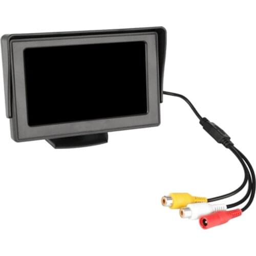 4.3inch Car Reverse Parking LCD Display Monitor + Rearview Camera