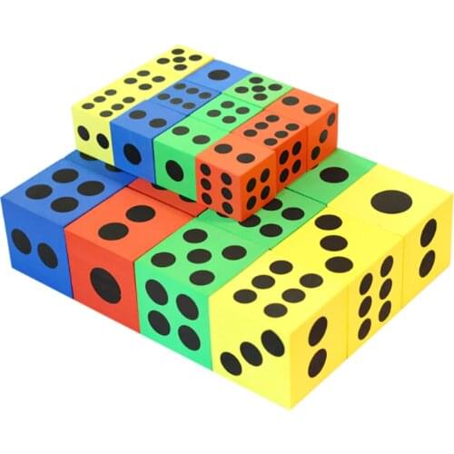 5 PCS/Lot EVA Foam Dice Set Colorful 6 Sided Funny Point Dice For Club/Party/Family Games