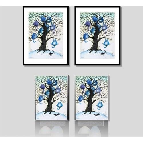 Diamond Embroidery Diy Diamond Painting Cross Stitch Kits Diamond Mosaic Cat tree Full Square Diamond Embroidery AS030