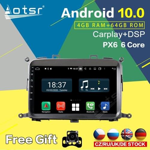 Android 10 Car GPS Navigation For KIA CARENS 2013 2014 2015 2016 2017 Radio Car Multimedia Auto Stereo Head Unit Carplay BT