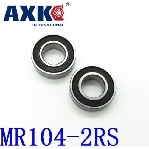 Axk Free Shipping 50 Piece/lot Miniature Bearing W Ml4010-2rs, L-1040-2rs,mr104-2rs,wbc4-10-2rsa 4x10x4mm Shigh Precision
